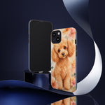 Miniature Poodle Whimsical Watercolor Art Tough Phone Case