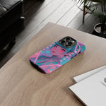Neon Cyber Geisha phone case | Tough Case