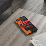 GTO The Judge Red Muscle Car Illustration Phone Case | Retro Classic Car