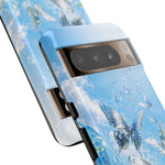 Copy of Silver Butterflies Tough Case | Blue Sky Water Droplets Phone Cover