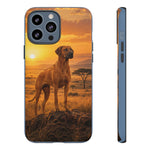 Rhodesian Ridgeback African Savanna Art Tough Phone Case