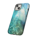 Ocean Wave Tunnel Tough Case | Turquoise Surf Phone Cover