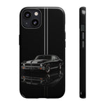 Nova SS Phone Case, Black 68 Muscle Car Silver Stripe Studio Cover