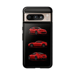 Red 370Z Sports Coupe Tough Phone Case for JDM Enthusiasts
