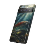 Salmon River Fishing Phone Case, Sunlit Current Cover