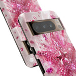 Pink Glitter Star Tough Case | Sparkle Phone Case