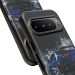 Camaro ZL1 Phone Case, Blue Track Smoke Studio Cover