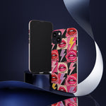 Pop Art Lips and Lightning Bolt Phone Case