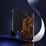 Burmese Golden Sable Portrait Art Tough Phone Case