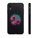 Great Dream Wave Circular Badge Vaporwave Phone Case – Japanese Aesthetic
