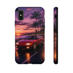 CRX Si Beach Run Retro JDM Car Tough Phone Case