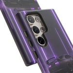 Matte Gray MK4 Supra Violet Neon Pillars Case