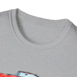 1955 Fairlane Sunliner Classic Car T-Shirt | Vintage Red Convertible
