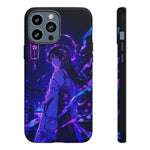 Neon Shrine Maiden phone case | Tough Case, anime vaporwave