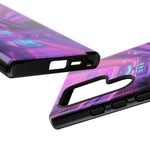 Empty Mall Escalator Vaporwave Art Tough Phone Case
