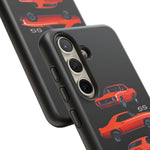 1969 Camaro SS Orange Triple View Muscle Car Tough Phone Case
