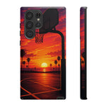 Basketball Court Sunset Phone Case | Tough Phone Case