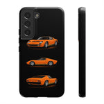 Orange Miura Classic Supercar Tough Phone Case - 3 View
