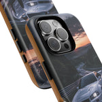 Skyline GT-R R34 White Nurburgring Speed Art Tough Phone Case