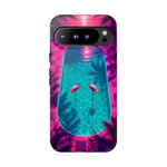 Neon Flamingo Pool Vaporwave Art Tough Phone Case