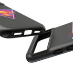 Synthwave Sunset Triangle Phone Case Retro Vaporwave Case