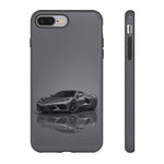 Matte Gray C8 Sports Car phone case | Tough Cases