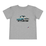 1966 Ford F100 Pickup Truck Toddler T-Shirt Vintage Graphic Tee Blue White