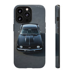 1969 Camaro SS Black Overhead Tough Phone Case Cover Gift Art