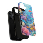 Underwater Coral Reef Phone Case | Colorful Tropical Fish Ocean Scene