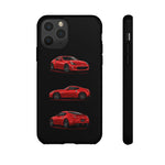 Red 370Z Sports Coupe Tough Phone Case for JDM Enthusiasts