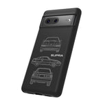1986 Supra Triple View Line Art JDM Tough Phone Case Cover
