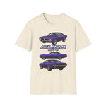 1970 Cuda purple car T-Shirt | Classic Muscle Car Tee