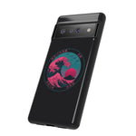 Great Dream Wave Circular Badge Vaporwave Phone Case – Japanese Aesthetic