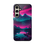 2 Rounds Canada Retina Artwork Vaporwave Phone Case – Landscape Aesthetic