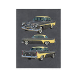 1956 DeSoto Fireflite Sedan Velveteen Throw Blanket | Vintage Auto Style