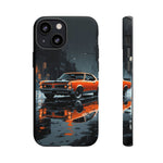 1966 GTO Orange Rainy City Tough Phone Case Cover Gift Art