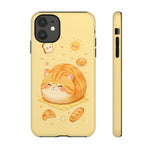 Orange Tabby Loaf Kawaii Chibi Pet Cat Art Tough Phone Case