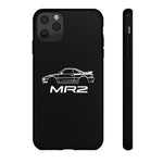 MR2 White Side Silhouette JDM Tough Phone Case Cover Gift