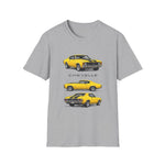 Yellow 1972 Chevelle Muscle Car T-Shirt | Classic Auto Trio Illustration