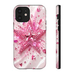 Pink Glitter Star Tough Case | Sparkle Phone Case