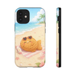 Taiyaki Beach Day Kawaii Tough Phone Case