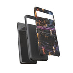 67 GTO Phone Case Purple, Rainy City Night Muscle Car Tough Cover
