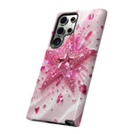 Pink Glitter Star Tough Case | Sparkle Phone Case