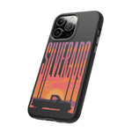 Silverado sunset truck Phone Case | Retro pickup silhouette