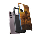 Rhodesian Ridgeback African Savanna Art Tough Phone Case