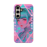 Neon Cyber Geisha phone case | Tough Case