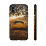 C5 Z06 Corvette Phone Case, Yellow Golden Hour Trail Cover
