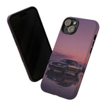 Sunset Skyline GT-R R32 phone case | car reflection, purple dusk