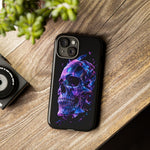 Holographic Skull Phone Case, Shattered Glass Iridescent Cover