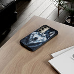 Siberian Husky Geometric Diamond Art Tough Phone Case
